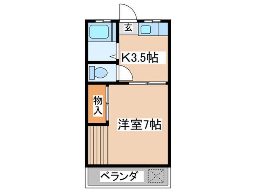 間取図 ハイツＭＫ