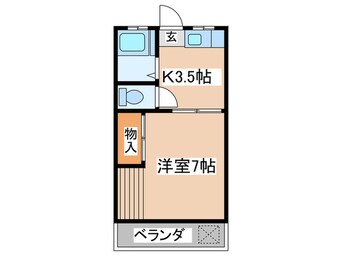 間取図 ハイツＭＫ