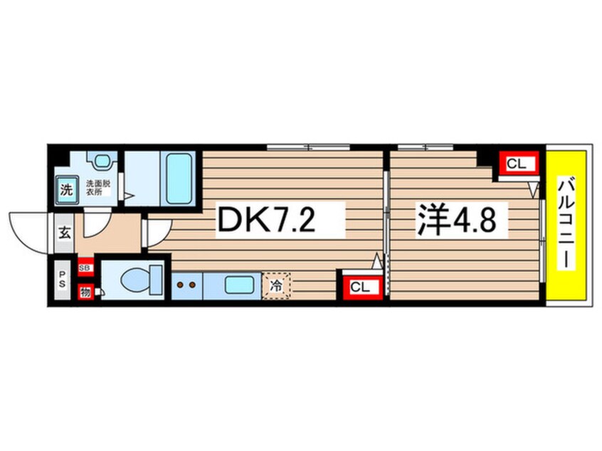 間取図 テリアズ港町