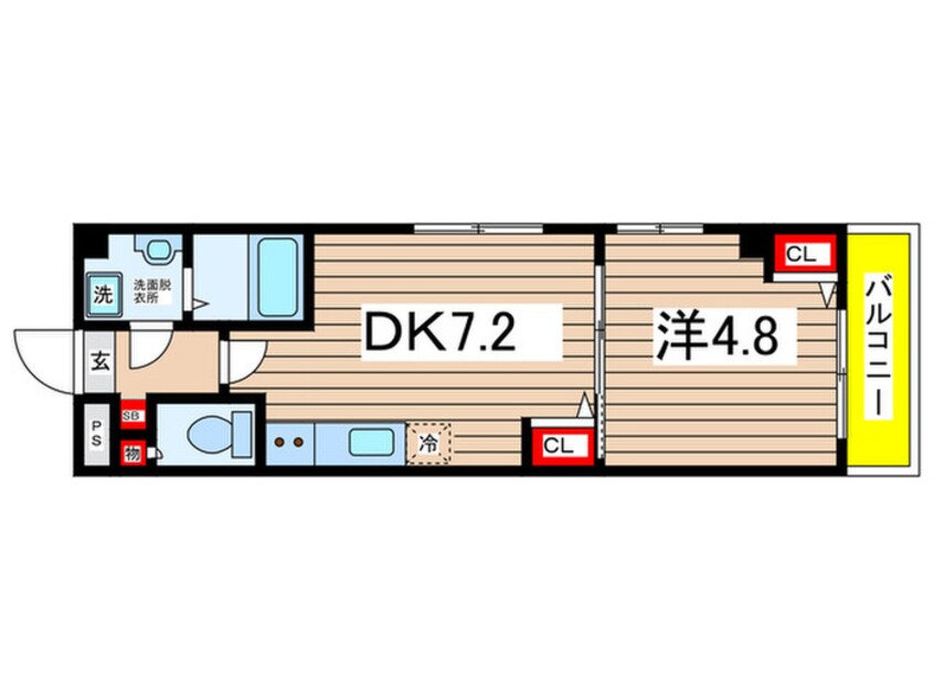 間取図 テリアズ港町