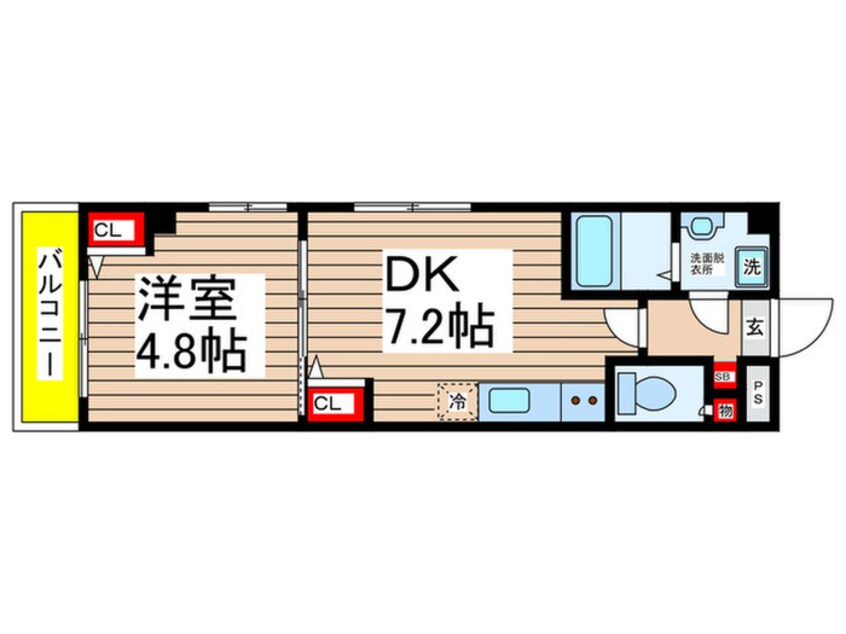 間取図 テリアズ港町