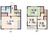 テラスハウス１ 3LDKの間取り