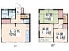テラスハウス１ 3LDKの間取り