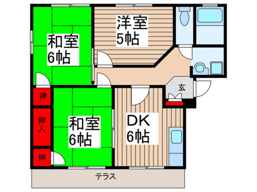 間取図 コ－ポふじみ野Ａ棟