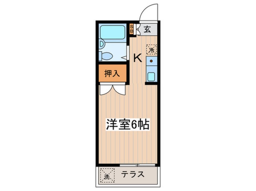 間取図 サニーハイツ大澤