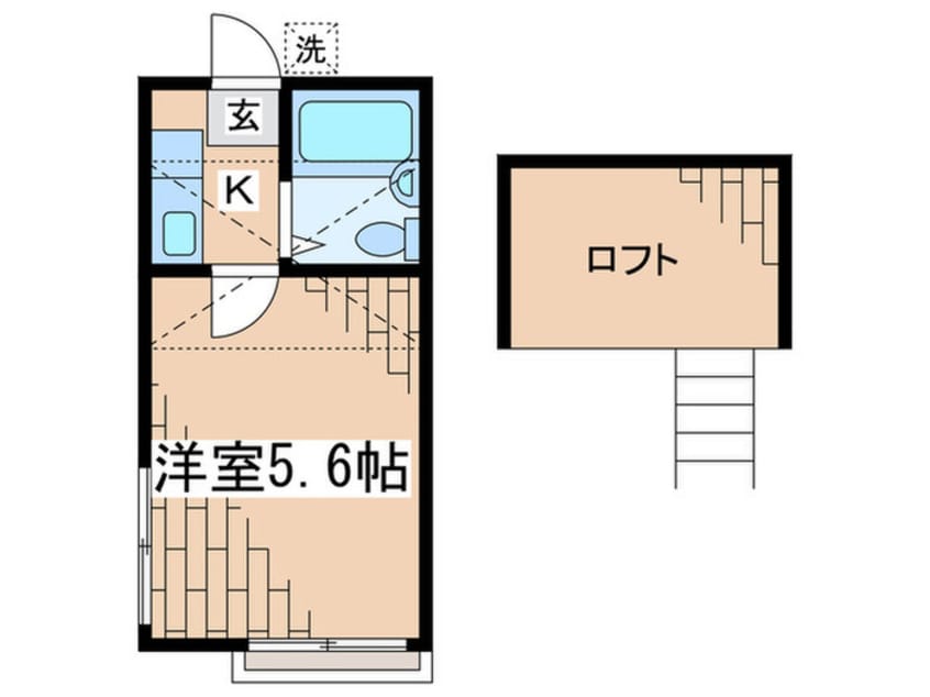 間取図 ｺｰﾎﾟ東淵野辺