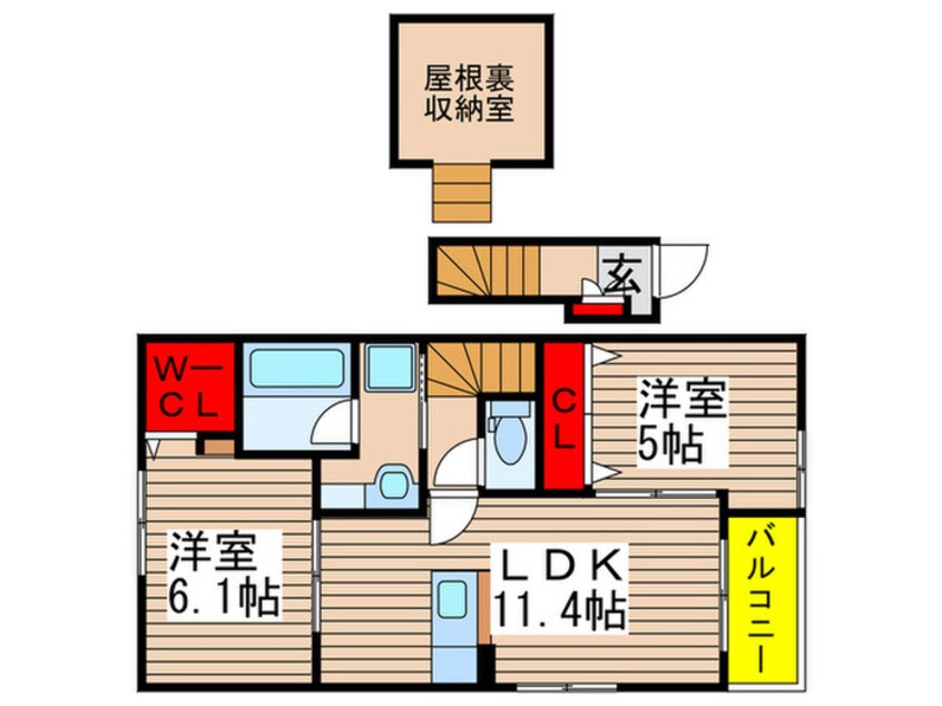 間取図 ジェルメⅨ