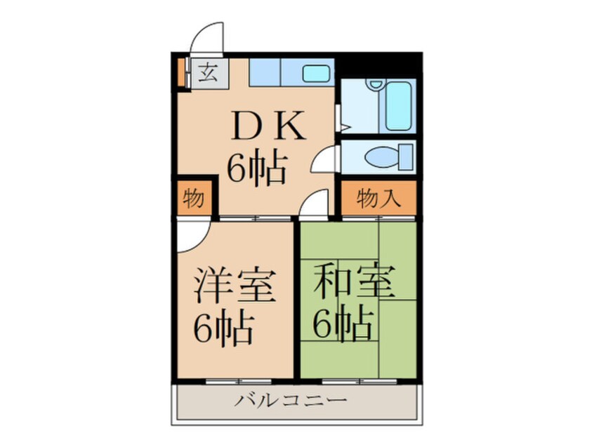 間取図 サンハイツ新堀