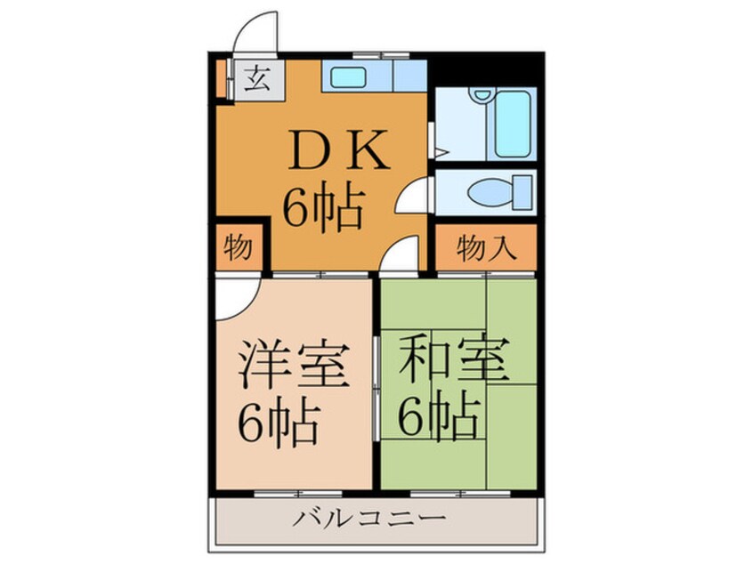 間取図 サンハイツ新堀