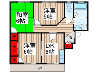 間取図 コ－ポふじみ野Ｄ棟