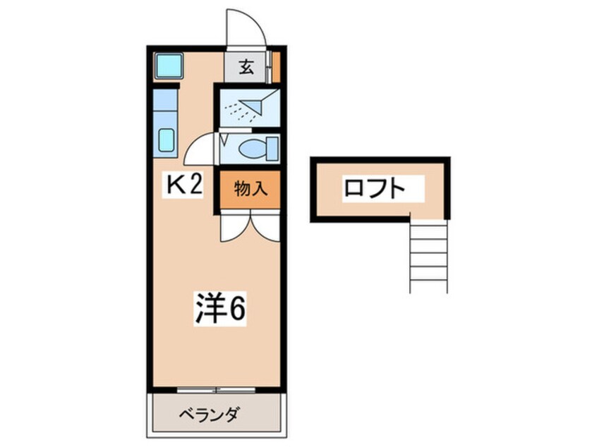 間取図 篠原ハイツ