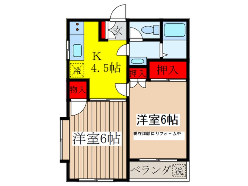 間取図 レジデンス井野Ａ