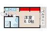 プリマベーラ 1Rの間取り