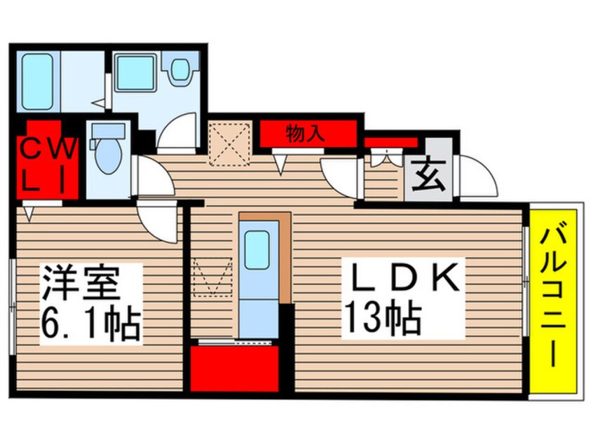 間取図 ジェルメⅣ