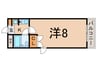 ドマーニイノウエ 1Kの間取り