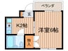 コ－ポサニ－ 1Kの間取り