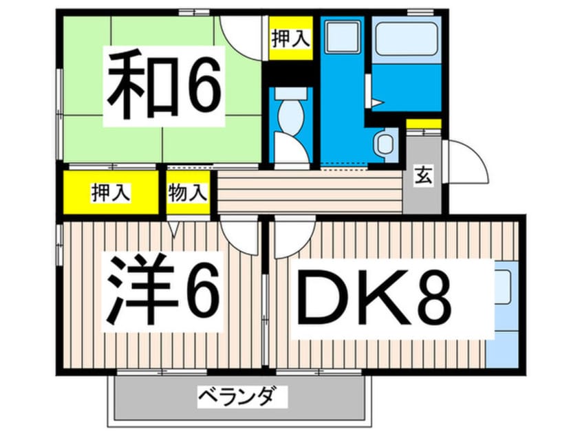 間取図 第10吉原ﾊｲﾂ