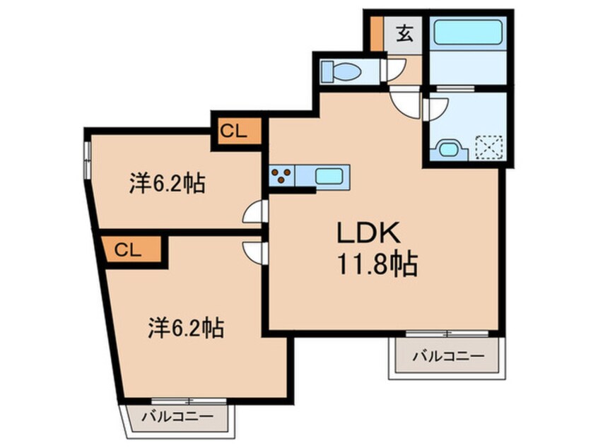 間取図 PARGE自由が丘