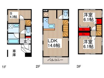 間取図 Kolet行徳♯03