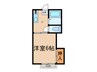 カツザワコ－ポＢ 1Kの間取り
