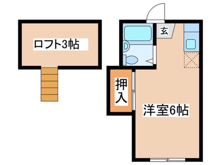 間取図 セフィ－ル程久保