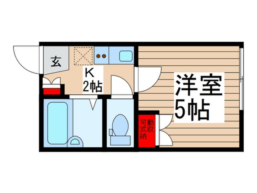 間取図 ヴィヴィエ東中野