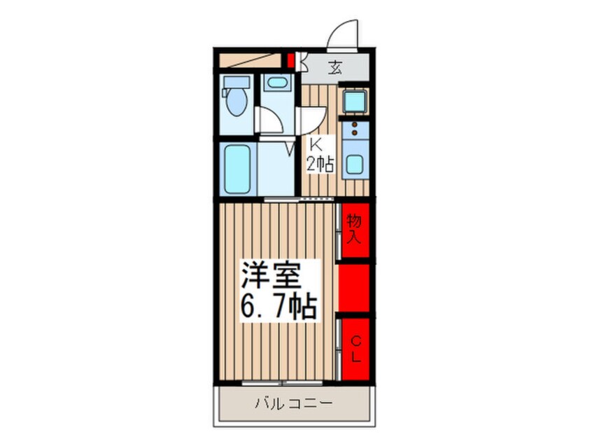 間取図 リブリ・戸田公園