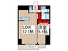 Ｈｕｓ　ｄｅ　ｓｕｃｒｅ 1LDKの間取り