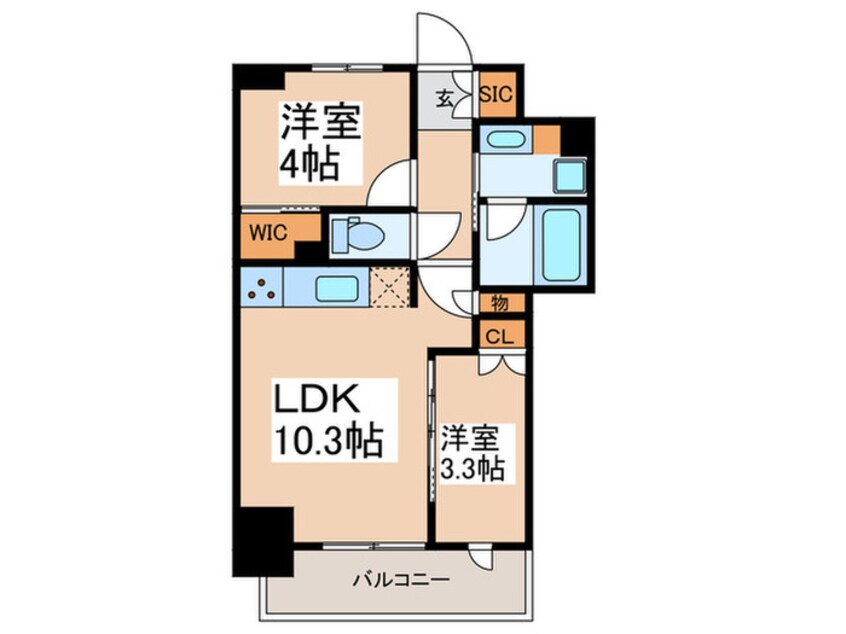 間取図 JMFレジデンス浅草橋三丁目