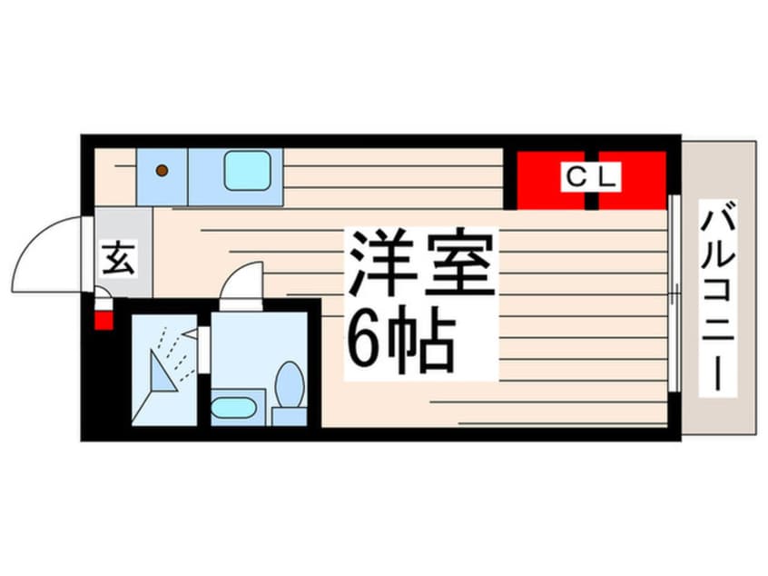 間取図 フローラ５
