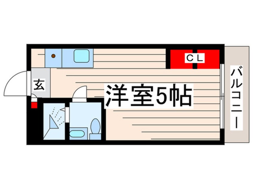 間取図 フローラ５