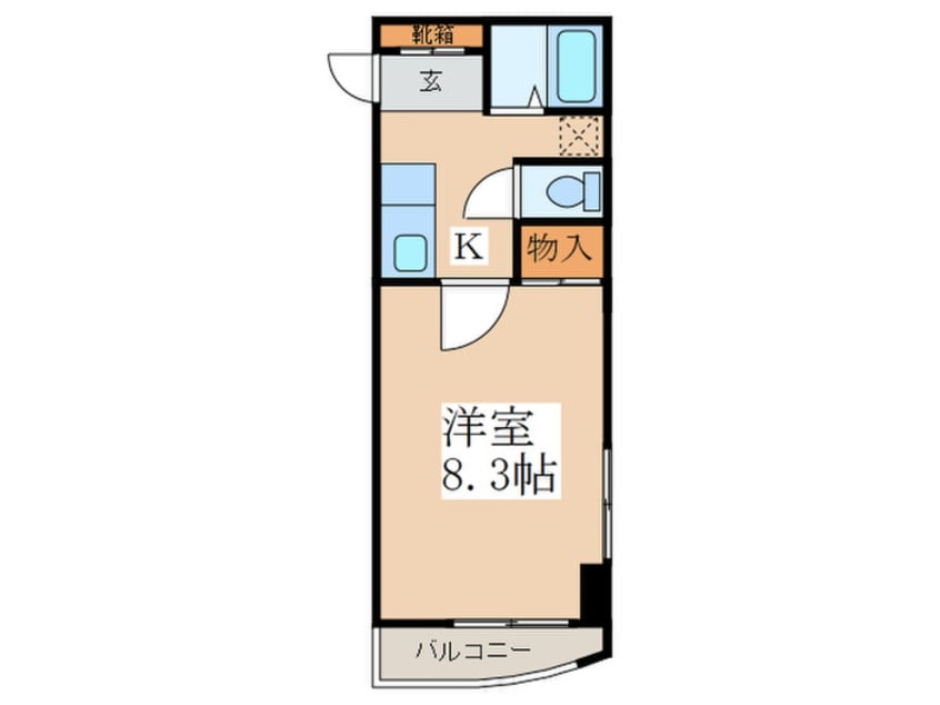 間取図 エレガンス高麗