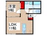 クレアシオン千住 1LDKの間取り