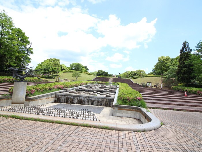 青葉の森公園(公園)まで110m マナブライトン・フロント