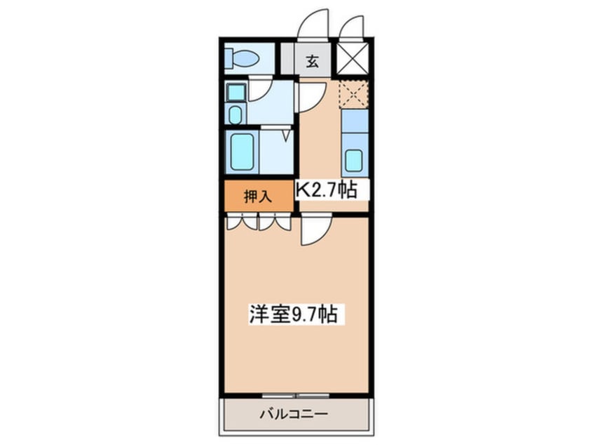 間取図 プランド－ルＹ　ｓⅡ