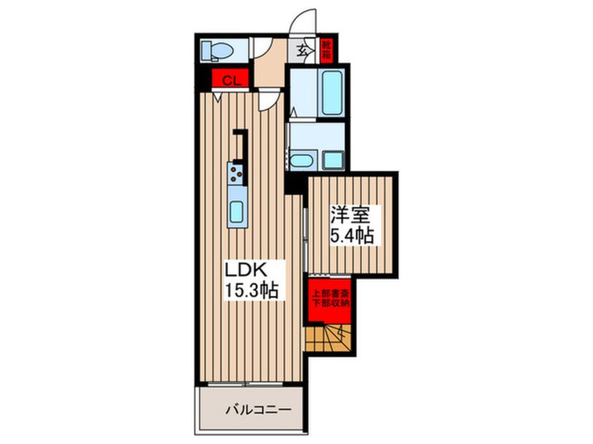 間取図 東川口HB