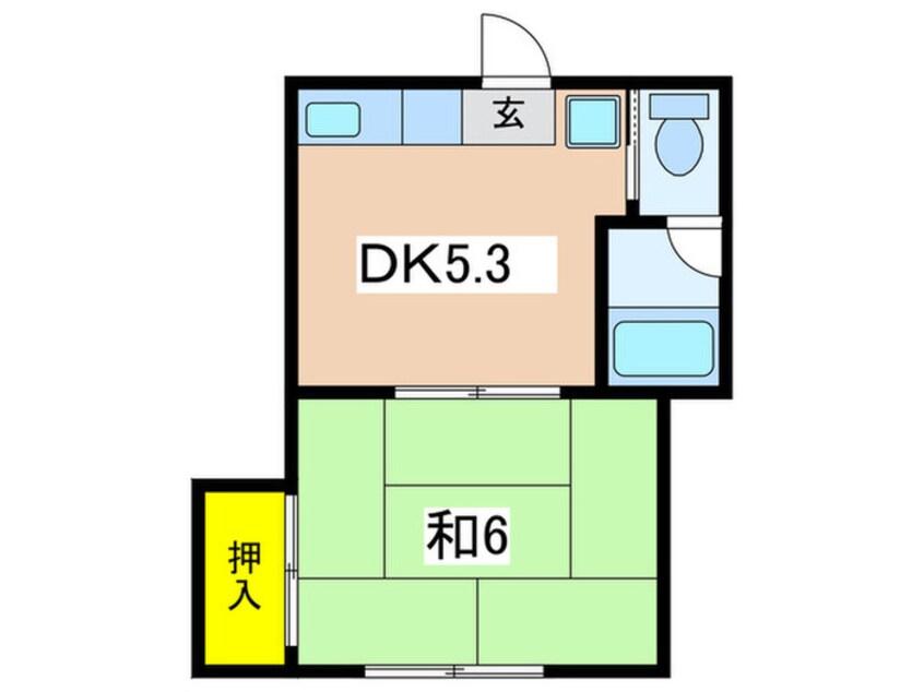 間取図 六ッ川サトーハウス