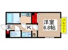 アムールSKR 1Kの間取り