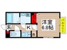 アムールSKR 1Kの間取り