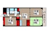 ルミエールソレール1 3DKの間取り