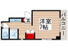 クレドール２番館 1Rの間取り