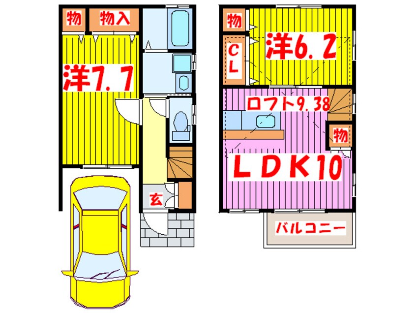 間取図 ガ－デンビレッジ