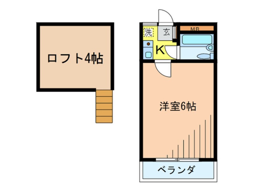 間取図 ハイムレインボーA