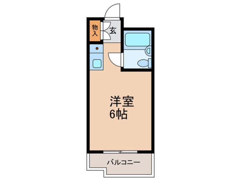 間取図 ﾓﾅｰｸﾏﾝｼｮﾝ溝ノ口Ⅰ(303)