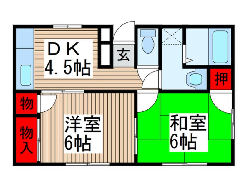 間取図 コーポJOY