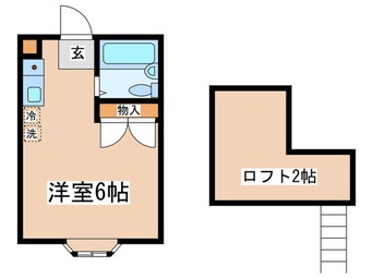 間取図 グレース南大沢Ｂ