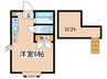グレース南大沢Ｂ 1Rの間取り