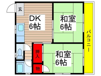 間取図 グリ－ンハイツ石垣