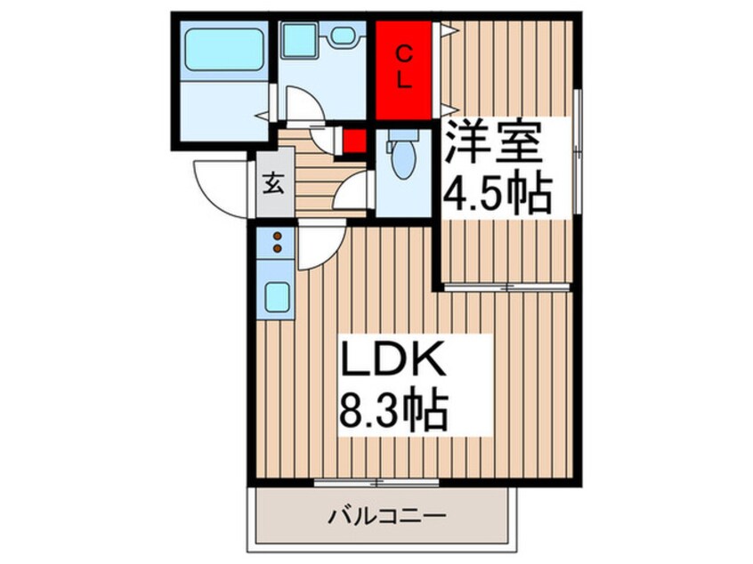 間取図 仮)西原２丁目新築アパート