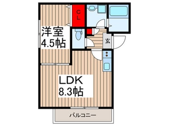 間取図 仮)西原２丁目新築アパート